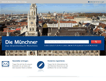 Tablet Screenshot of diemuenchner.de